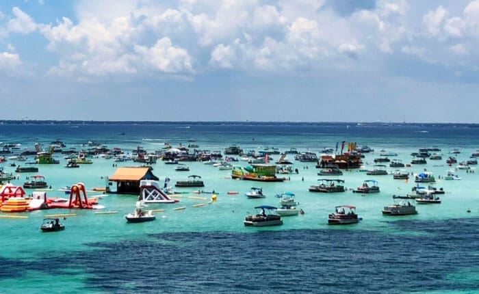 Boats out on the water